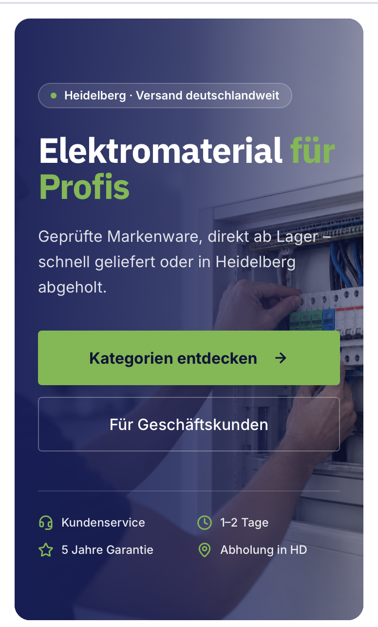 Asvendo Shop – Mobile-Ansicht
