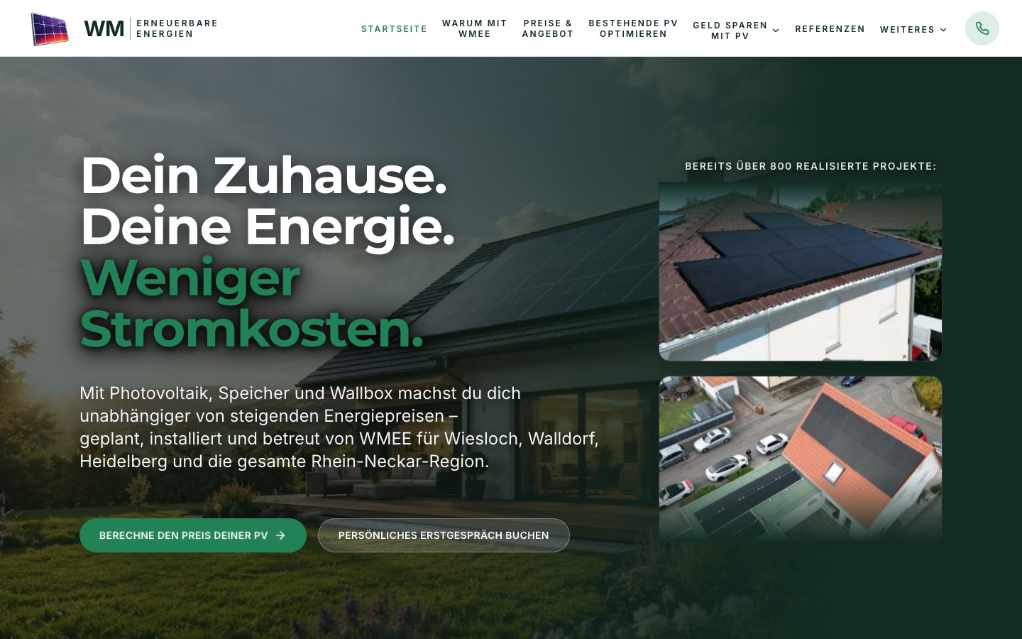 Website von WMEE